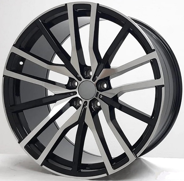 BMW Style Performance M - Gloss Black Machine Face - 21" and 22" Staggered Only